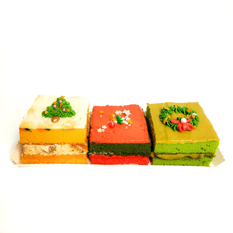 Christmas Cake Set A - 3 Pc